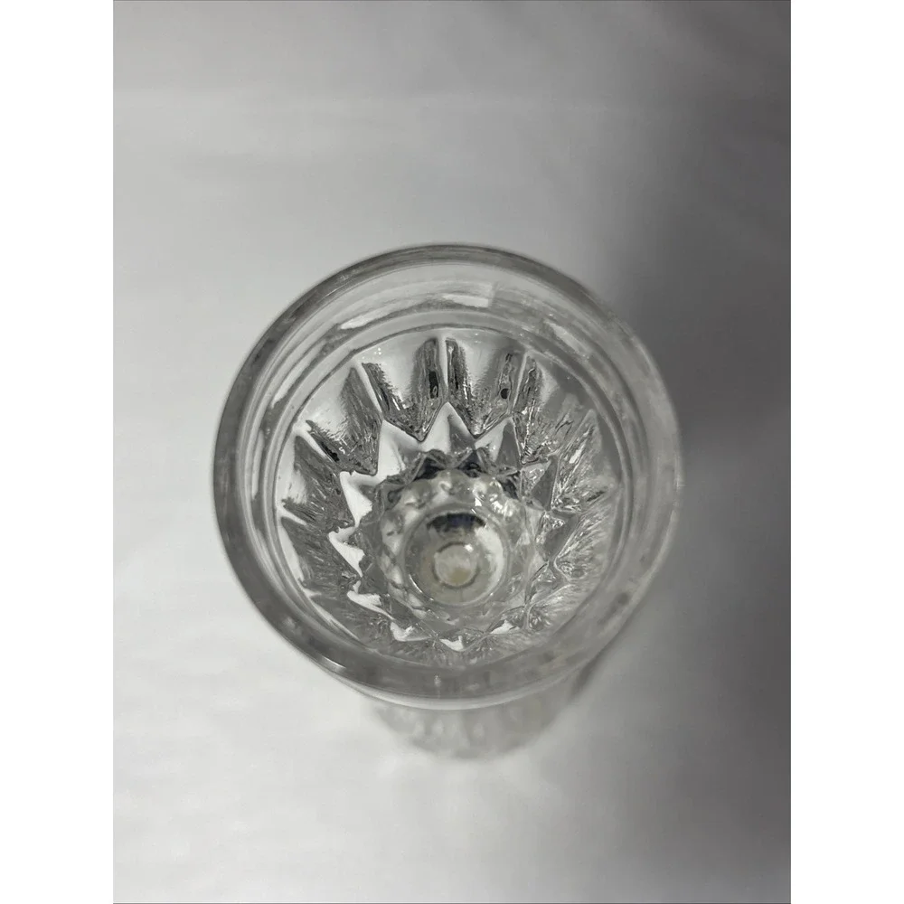 Vintage Bohemian Lead Crystal Decanter with Small Cup Top Stopper